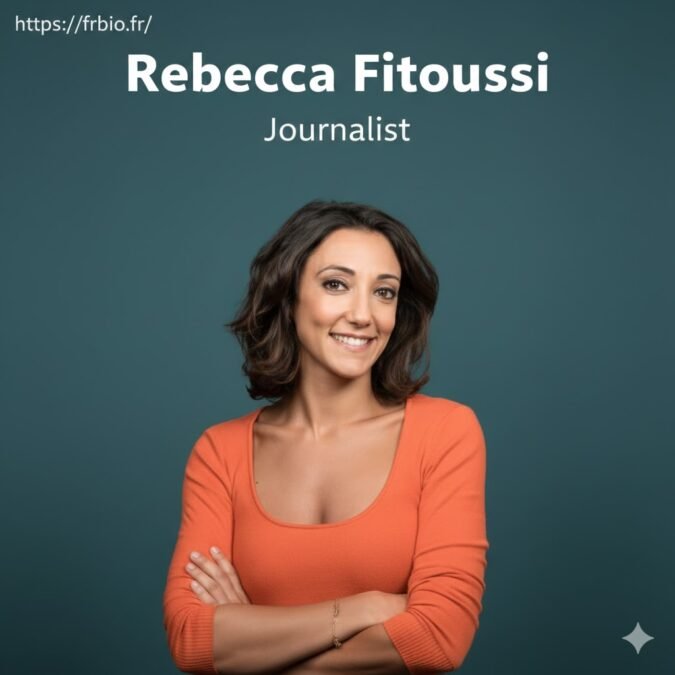 Rebecca Fitoussi : Une journaliste et présentatrice de premier plan en France Rebecca Fitoussi