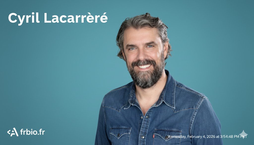 Cyril Lacarrière : Un Journaliste et Analyste des Médias Français Cyril Lacarrière